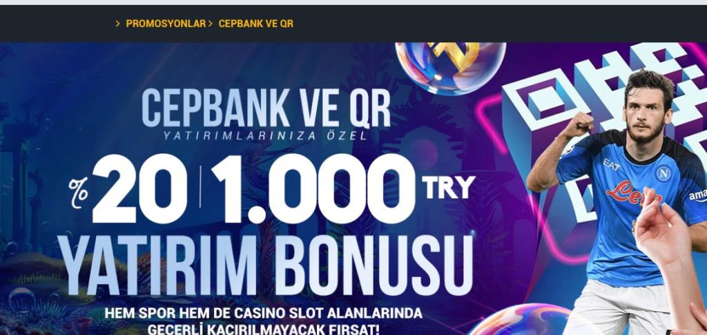 Sekabet QR kod İle Yüzde 20 Bonus