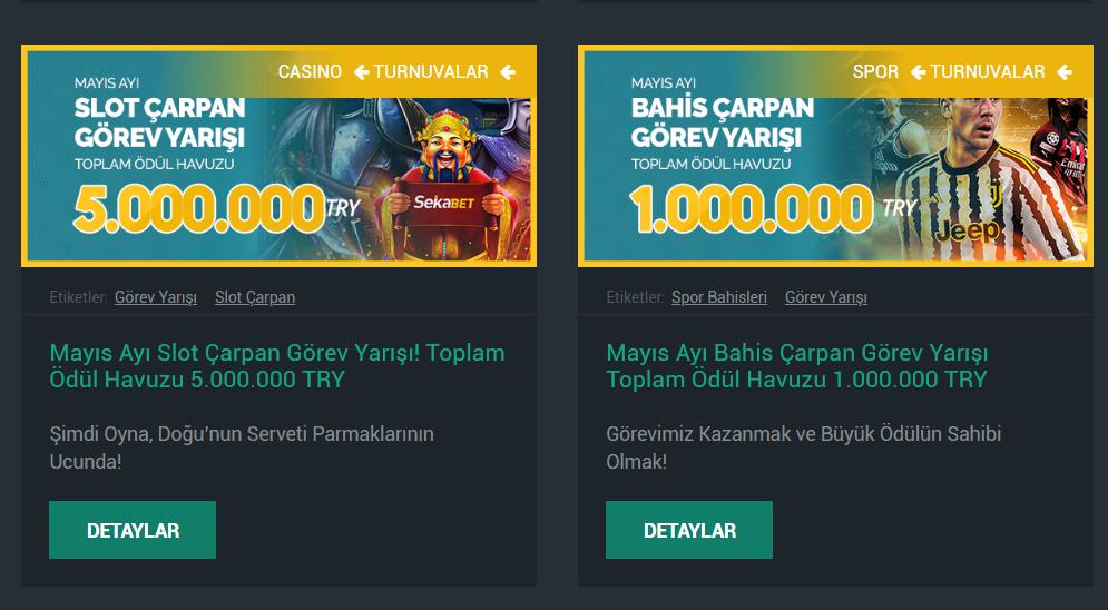 Sekabet promosyon